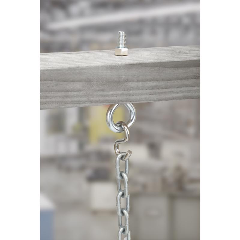 Hampton 1/2 in. X 6 in. L Zinc-Plated Steel Eyebolt Nut Included - Case of 5
