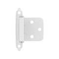 Amerock 1-3/4 in. W X 2-3/4 in. L White Steel Self-Closing Hinge 2 pk