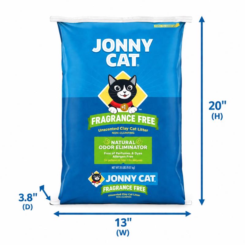 Jonny Cat No Scent Cat Litter 20 lb