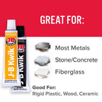 J-B Weld KwikWeld High Strength Automotive Epoxy Paste 2 oz - Case of 6