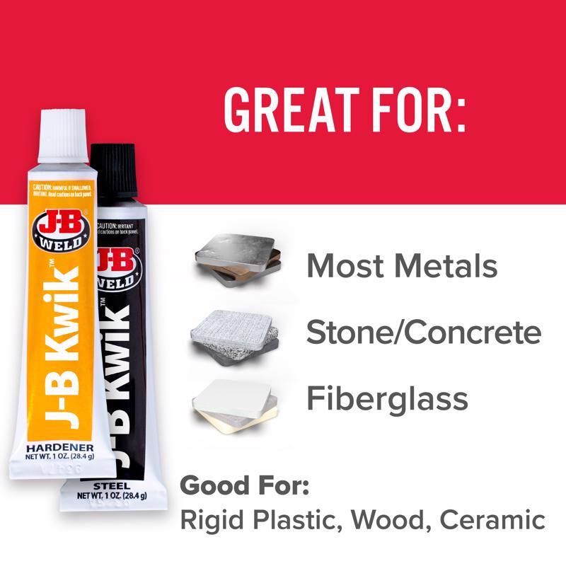 J-B Weld KwikWeld High Strength Automotive Epoxy Paste 2 oz - Case of 6