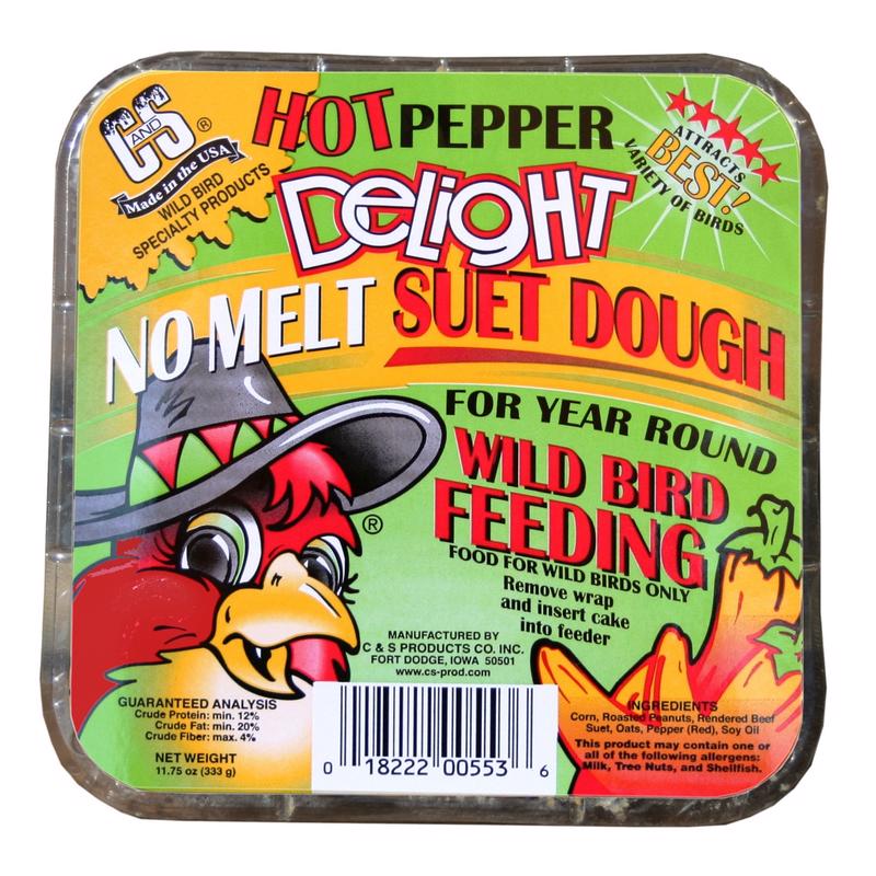 C&S Products Hot Pepper Delight Wild Bird Food 11.75 oz - Case of 12