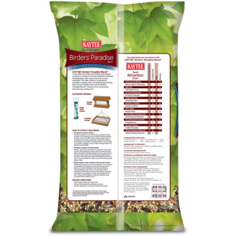 Kaytee Birders' Paradise Wild Bird Food 8 lb