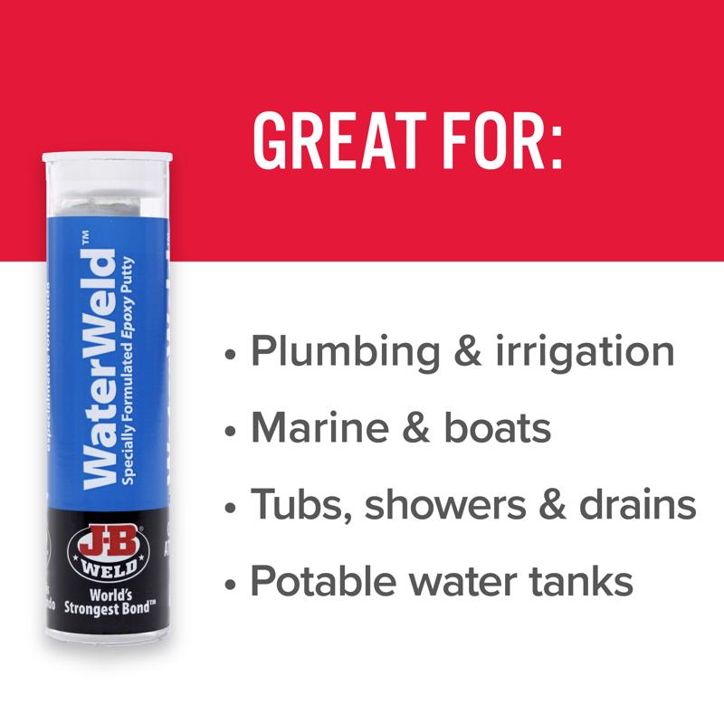 J-B Weld Water Weld Automotive Epoxy Putty 2 oz