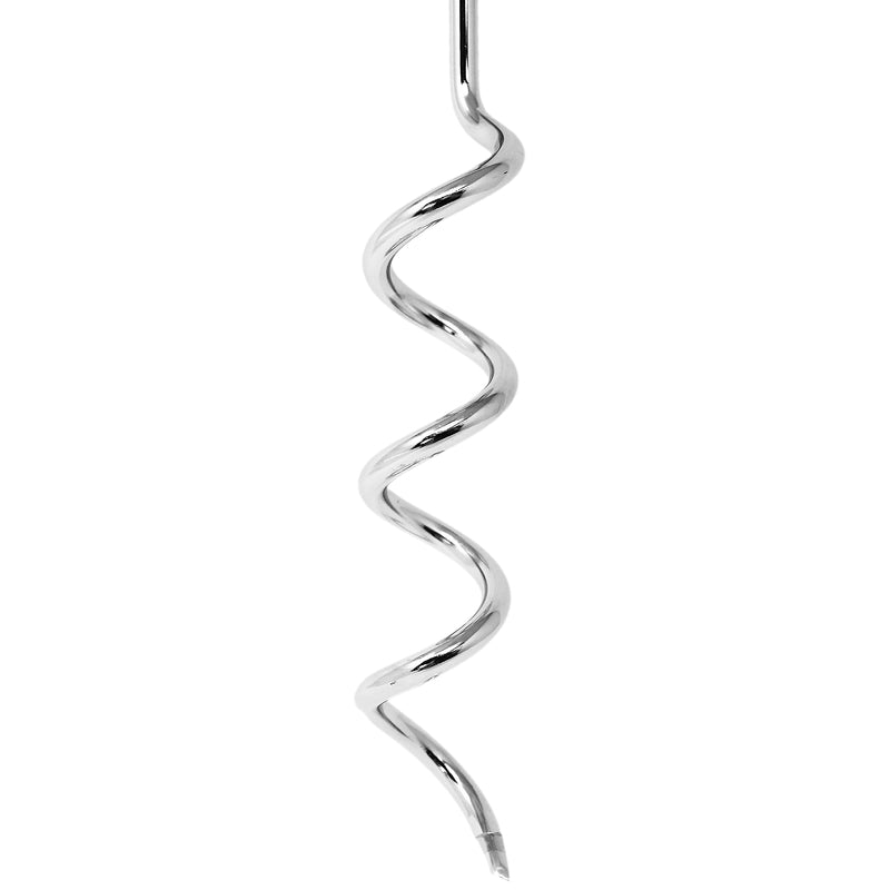 PDQ Boss Pet Silver Steel Dog Tie Out Stake Large