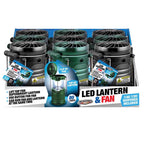 Blazing LEDz 80 lm Assorted LED LED Lantern & Fan - Case of 9