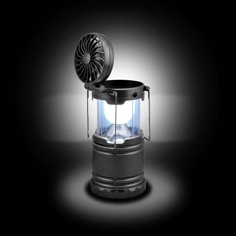 Blazing LEDz 80 lm Assorted LED LED Lantern & Fan - Case of 9
