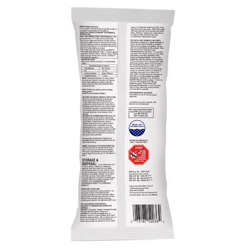 HTH Pool Care Granule Shock Treatment 13.3 oz - Case of 18