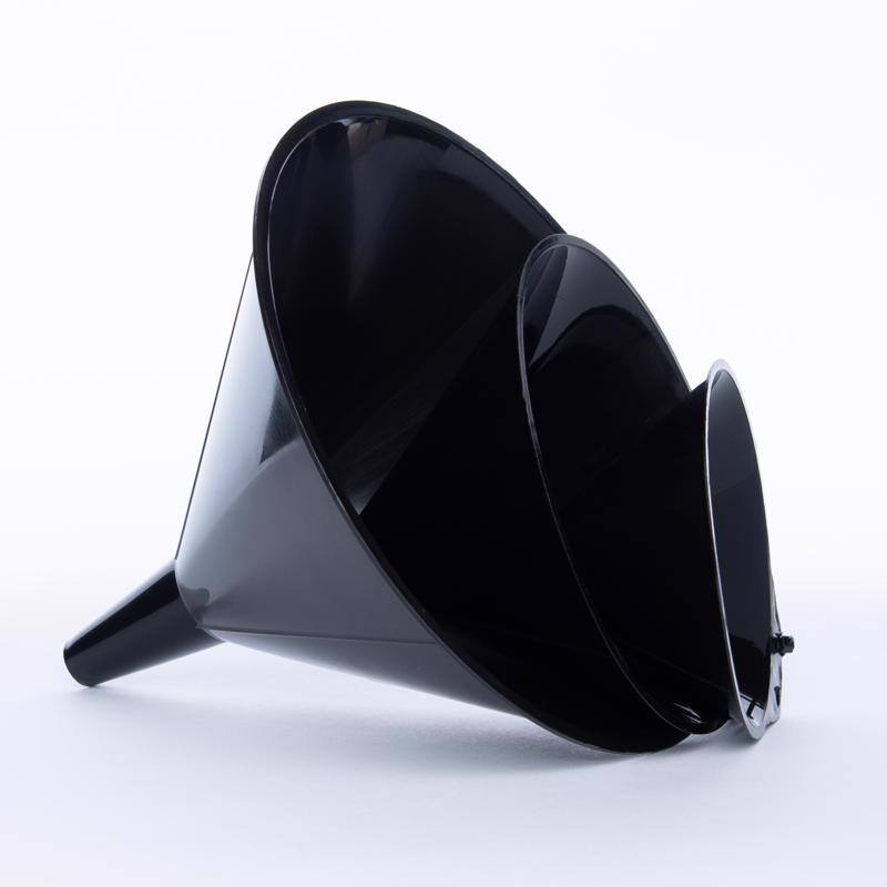 Shop Craft Black Plastic Funnel Set - Case of 6