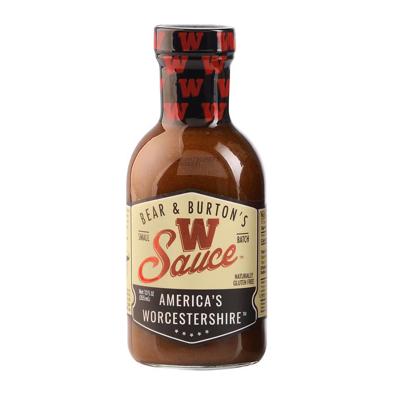 Bear & Burton's The W Sauce America's Worcestershire Sauce 12 oz - Case of 6