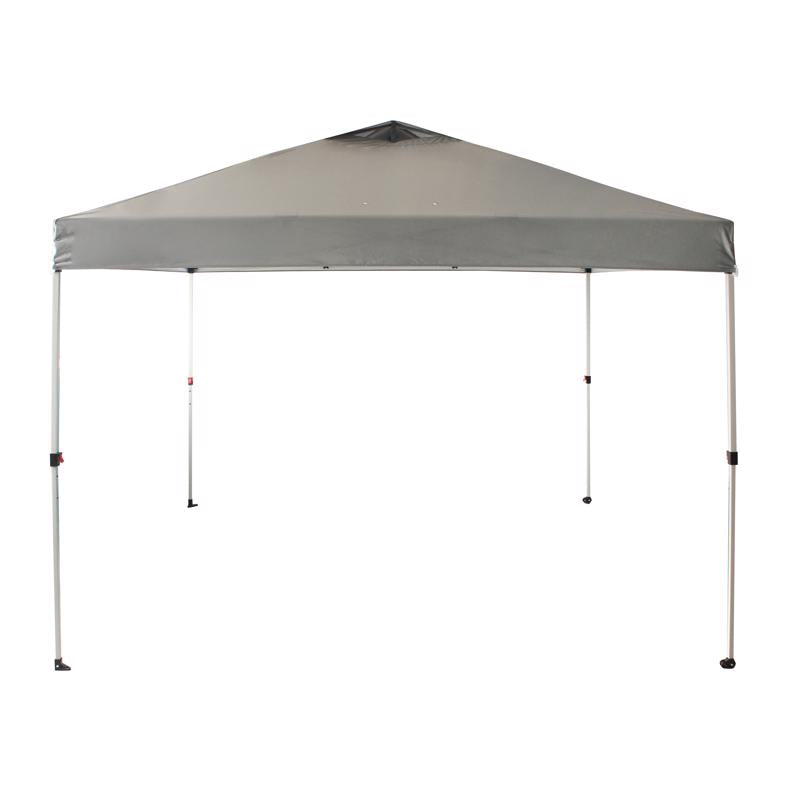 Crown Shade One Touch 150D Polyester Regal 100 Canopy 9.2 ft. H X 9.11 ft. W X 9.11 ft. L