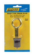 Seachoice Brass 6.5 in. L X 1 in. W Drain Plug