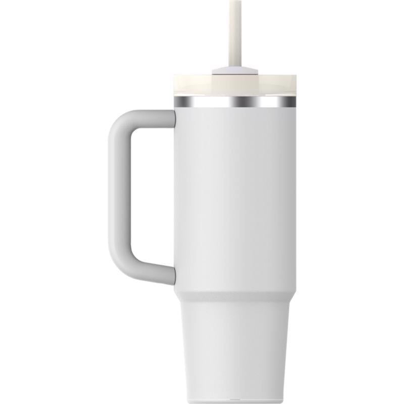 Stanley The Quencher H2.0 FlowState 30 oz White BPA Free Double-wall Vacuum Insulated Tumbler
