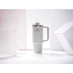 Stanley The Quencher H2.0 FlowState 30 oz White BPA Free Double-wall Vacuum Insulated Tumbler