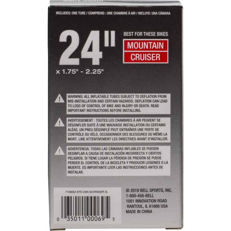 Bell Sports 24 in. Rubber Bicycle Inner Tube 1 pk