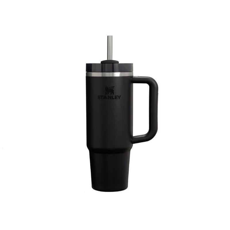 Stanley The Quencher H2.0 FlowState 30 oz Black BPA Free Double-wall Vacuum Insulated Tumbler