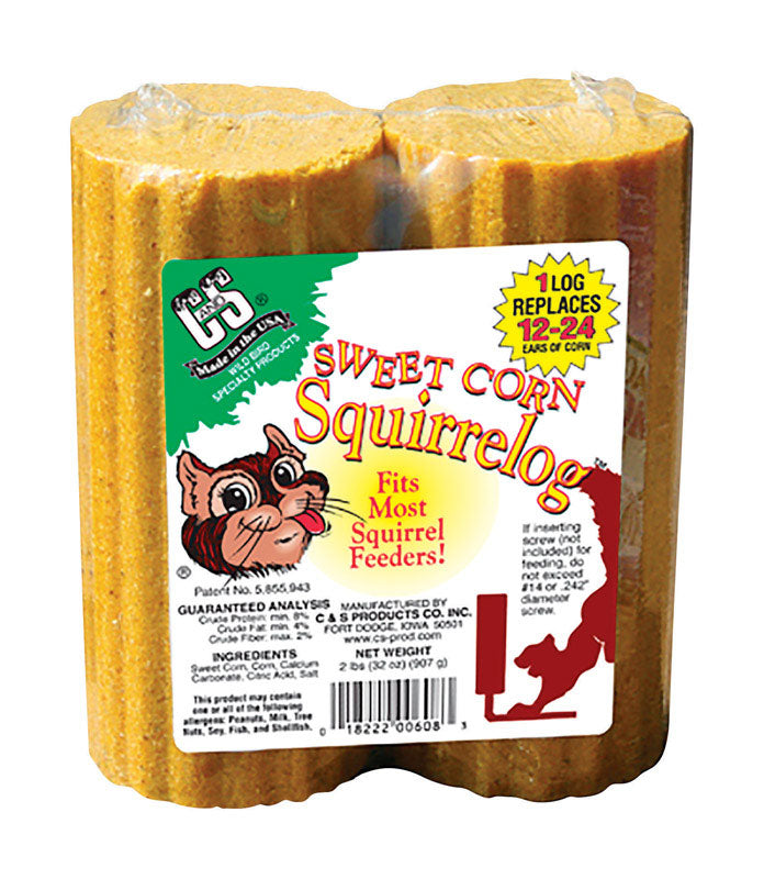 C&S Products Squirrelog Squirrel and Critter Food 32 oz