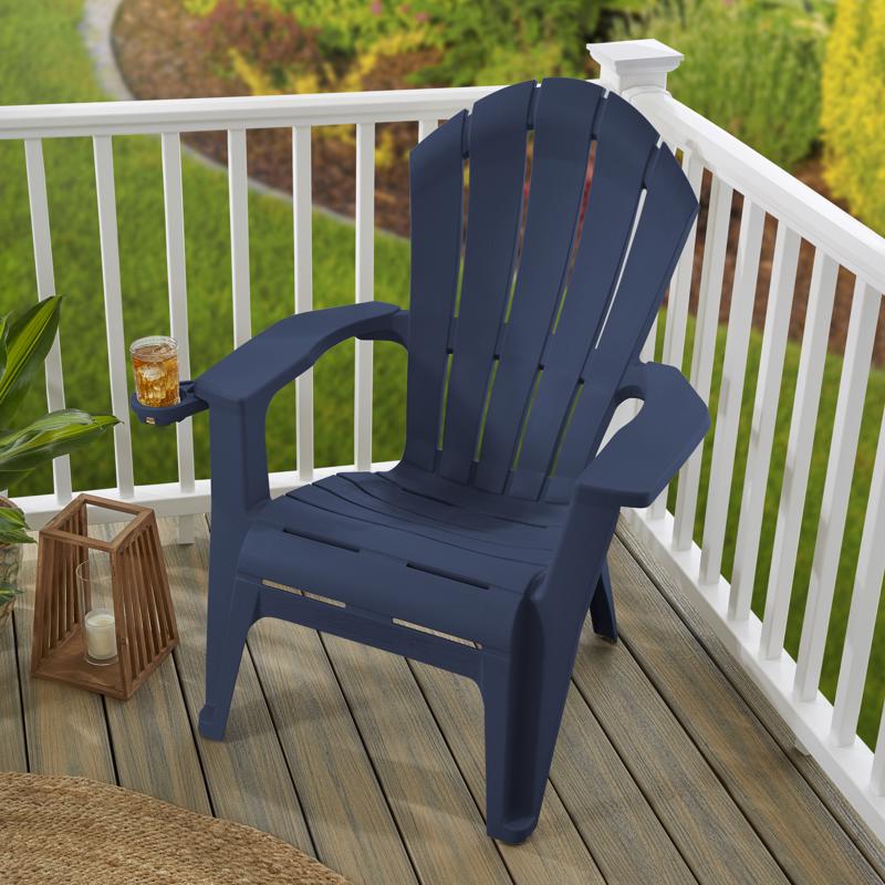 Adams RealComfort Deluxe Midnight Resin Frame Adirondack Chair