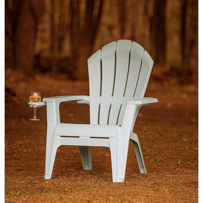 Adams RealComfort Deluxe White Resin Frame Adirondack Chair
