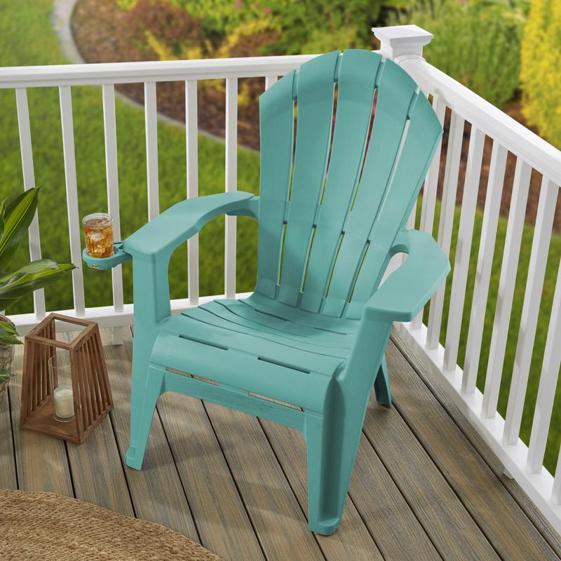 Adams RealComfort Deluxe Seaglass Resin Frame Adirondack Chair