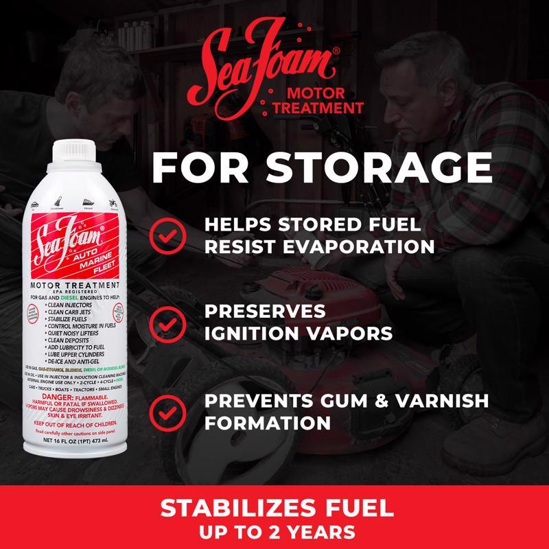 Sea Foam Gasoline/2 and 4 Cycle Engine Motor Treatment 16 oz