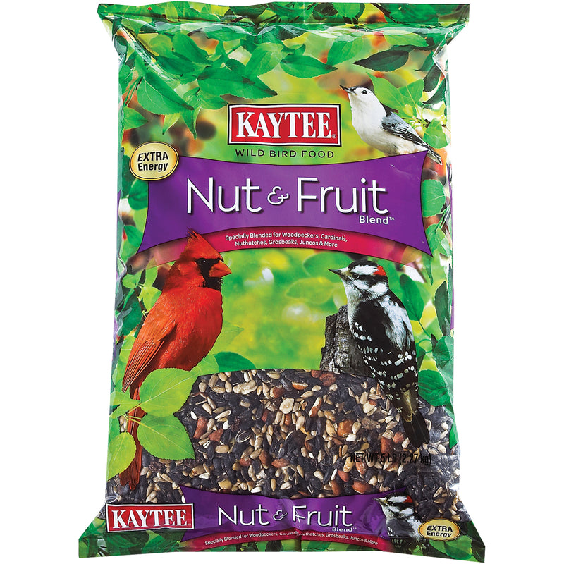 Kaytee Nut & Fruit Blend Wild Bird Food 5 lb - Case of 6