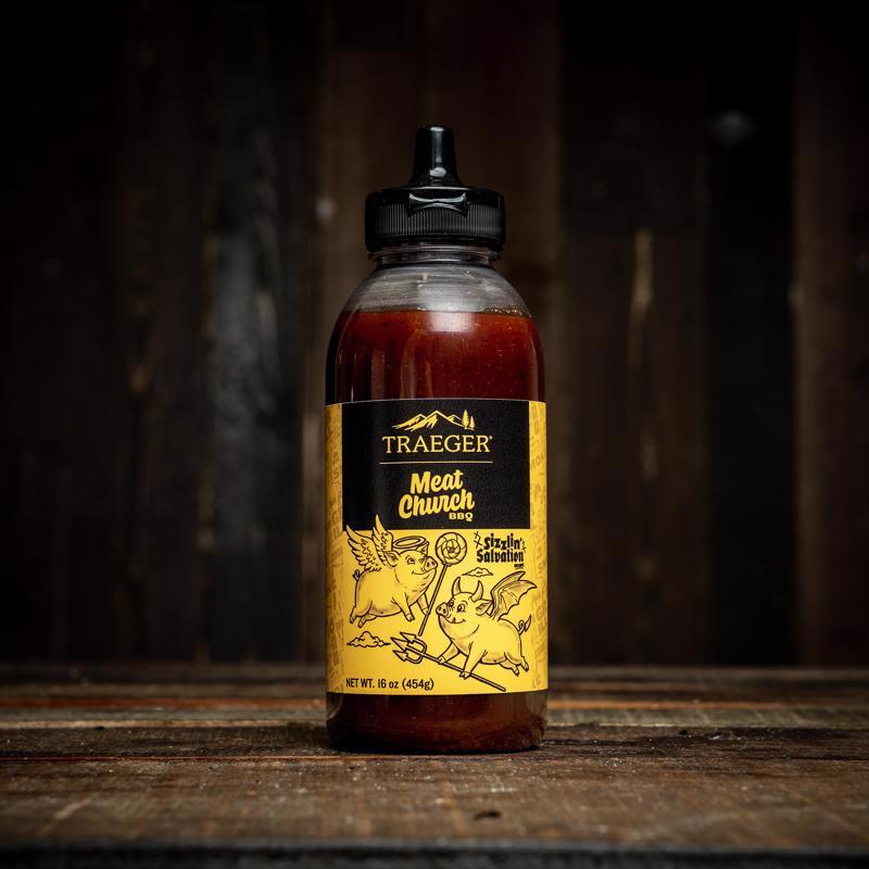 Traeger Meat Church Sizzlin Salvation BBQ Sauce 16 oz
