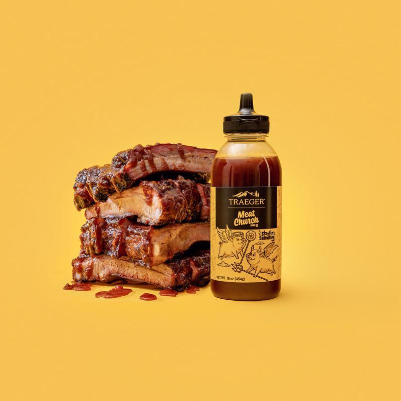 Traeger Meat Church Sizzlin Salvation BBQ Sauce 16 oz
