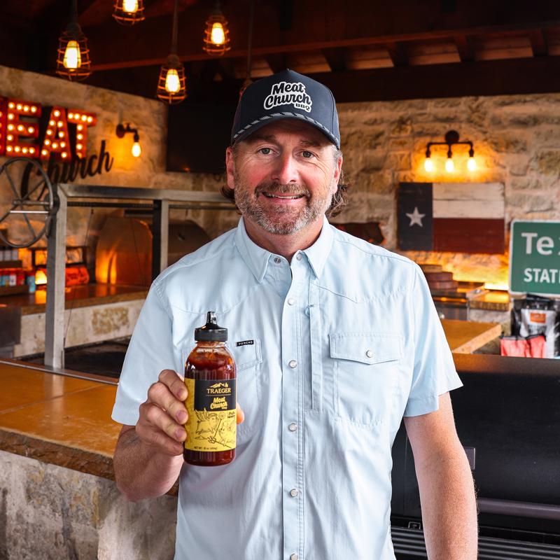 Traeger Meat Church Sizzlin Salvation BBQ Sauce 16 oz