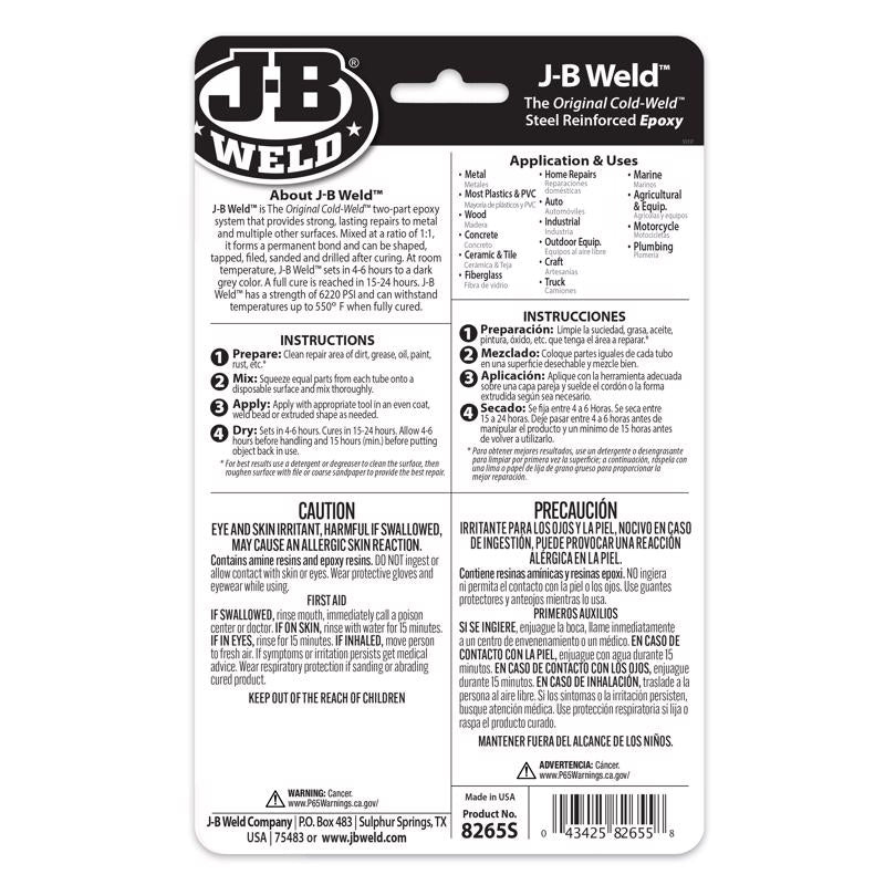J-B Weld High Strength Automotive Epoxy Paste 1 oz - Case of 6