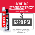J-B Weld High Strength Automotive Epoxy Paste 1 oz - Case of 6