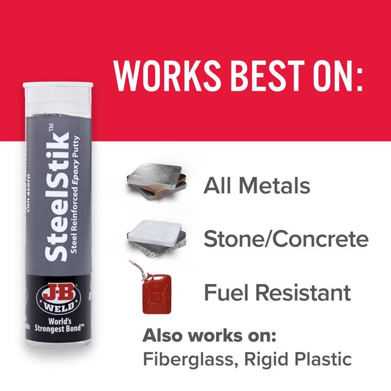 J-B Weld Steel Stik High Strength Automotive Epoxy Putty 2 oz