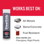 J-B Weld Steel Stik High Strength Automotive Epoxy Putty 2 oz