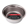 HiLo ProSelect Silver Plain Stainless Steel 64 oz Pet Dish For Dogs
