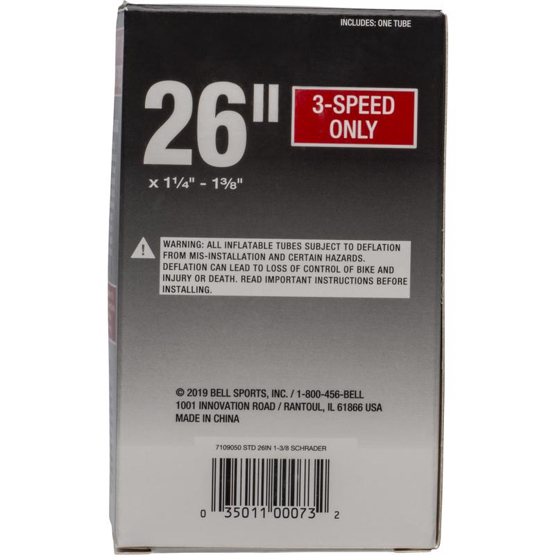 Bell Sports 26 in. Rubber Bicycle Inner Tube 1 pk