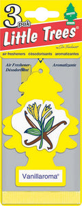 Little Trees Vanillaroma Scent Car Air Freshener Solid 3 pk - Case of 8