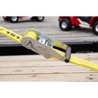 Keeper 2 in. W X 27 ft. L Yellow Tie Down w/Ratchet 3333 lb 1 pk