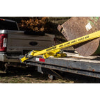 Keeper 2 in. W X 27 ft. L Yellow Tie Down w/Ratchet 3333 lb 1 pk