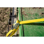 Keeper 2 in. W X 27 ft. L Yellow Tie Down w/Ratchet 3333 lb 1 pk
