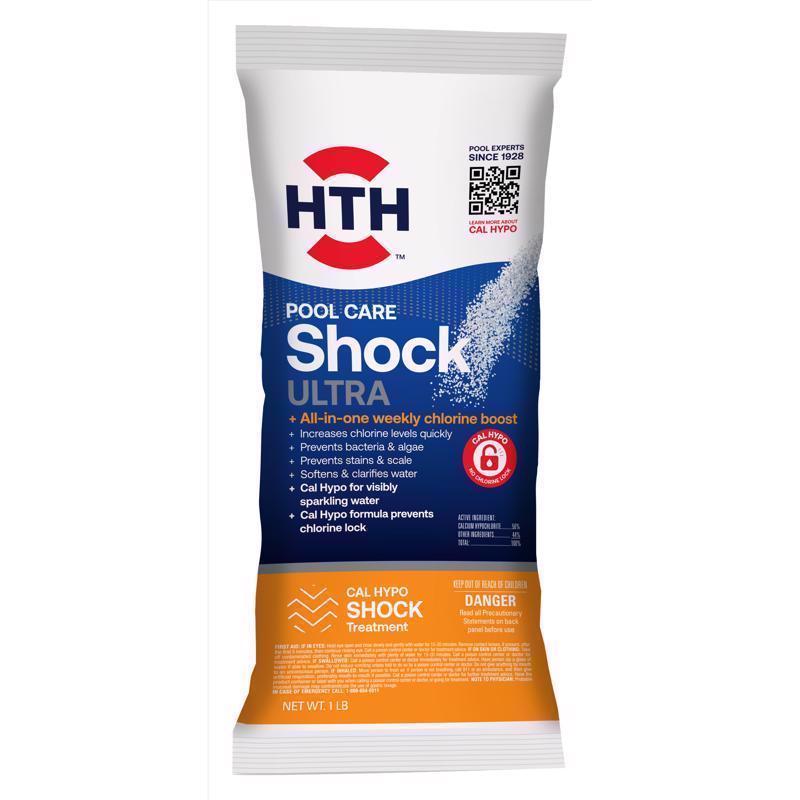 HTH Pool Care Granule Shock Treatment 1 lb - Case of 15