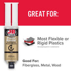 J-B Weld High Strength Plastic Bonder Liquid 0.85 oz