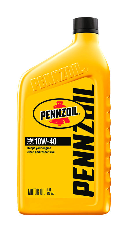 Pennzoil 10W-40 4-Cycle Conventional Motor Oil 1 qt 1 pk - Case of 6