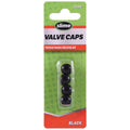 Slime Plastic Tire Valve Caps Black