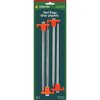 Coghlan's Silver Nail Pegs 13.625 in. H X 4.500 in. W X 10 in. L 4 pk