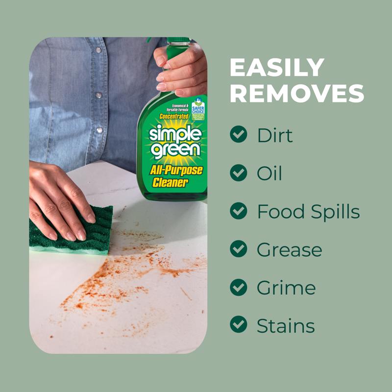 Simple Green Sassafras Scent Concentrated All Purpose Cleaner Liquid 24 oz - Case of 6