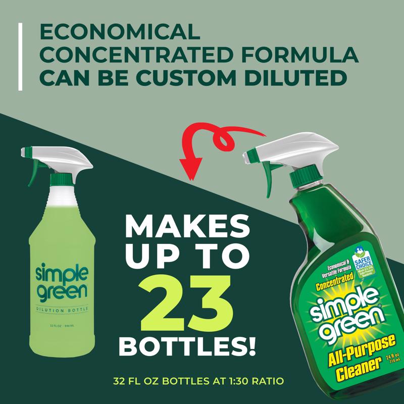 Simple Green Sassafras Scent Concentrated All Purpose Cleaner Liquid 24 oz - Case of 6