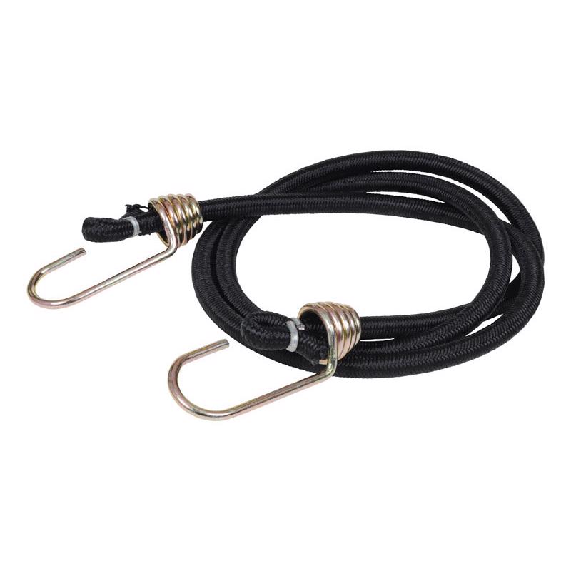 Keeper Black Bungee Cord 48 in. L X 0.374 in. 1 pk - Case of 10