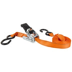 Keeper 1 in. W X 15 ft. L Orange Tie Down w/Ratchet 500 lb 2 pk - Case of 4