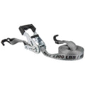 Keeper 1 in. W X 12 ft. L Gray Ratchet Tie Down Strap 1000 lb 4 pk - Case of 4