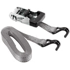 Keeper 1 in. W X 12 ft. L Gray Ratchet Tie Down Strap 1000 lb 4 pk - Case of 4